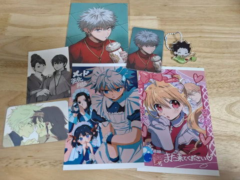 Hunter x Hunter mail order, print box, keychain