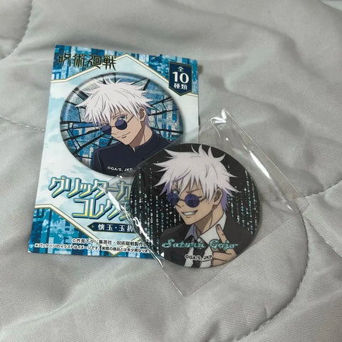 Jujutsu Kaisen Glitter Can Badge Hara-Hon Gojo Satoru