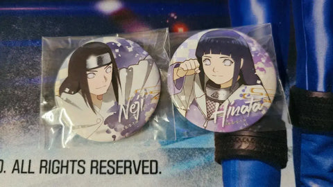 Unopened, Batch) Hyuga Hinata, Hyuga Neji Can Badge