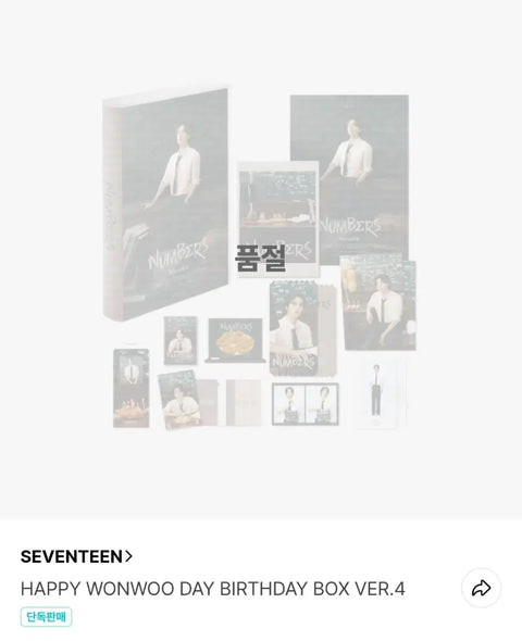 Seventeen Wonwoo Chúc mừng sinh nhật 4