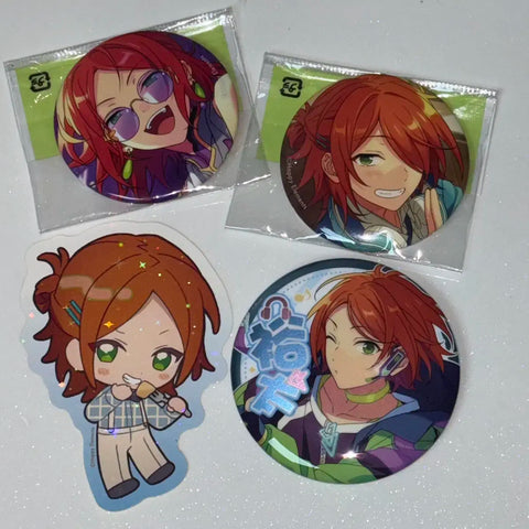 Ensemble Stars Twinkle Aoi Yuuta Can Badge Collaboration Cafe SD Sticker