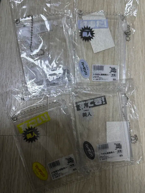Missing person's mart pouch, black, sky blue, yellow, white, all as a bundle.