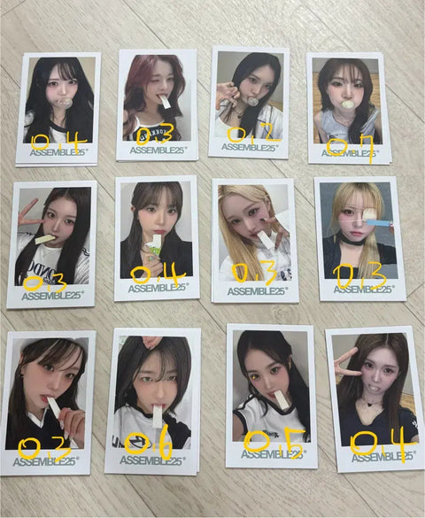 TripleS Assemble24 Everline Bubblegum Phiên bản Polaroid Photocard chưa phát hành Benefit