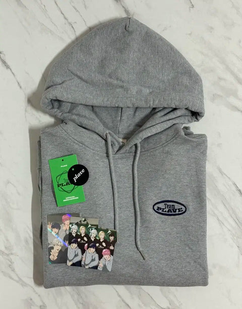 Áo hoodie PLAVE Team PLAVE M màu xám