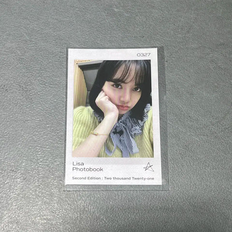 Blackpink Lisa Photobook Birthday Photocard BLACKPINK Lisa