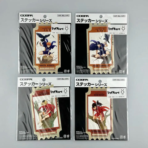 Haikyu!! Sticker Collection 4-Piece Set