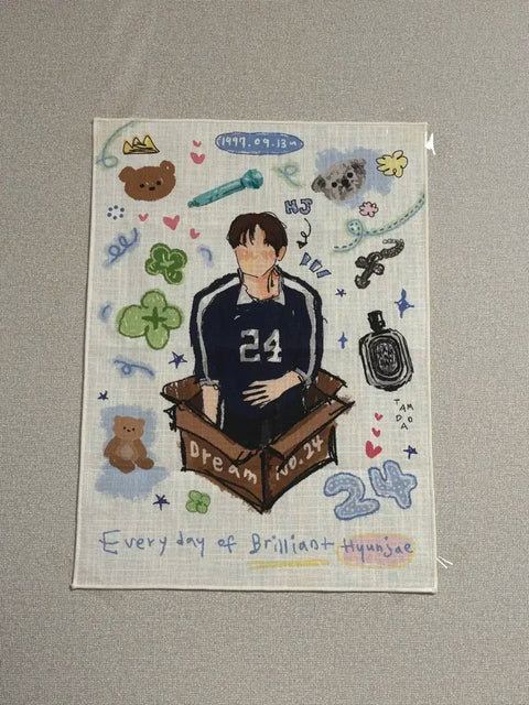 THE BOYZ Hyunjae Fabric Poster
