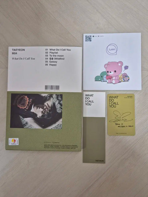 Taeyeon album What do I call you