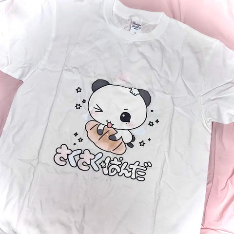 NCT Wish Sakuya Sakusaku Panda short-sleeve T-shirt transfer/sale