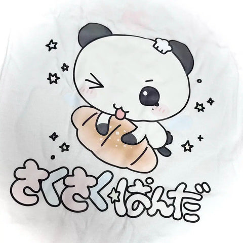 NCT Wish Sakuya Sakusaku Panda short-sleeve T-shirt transfer/sale