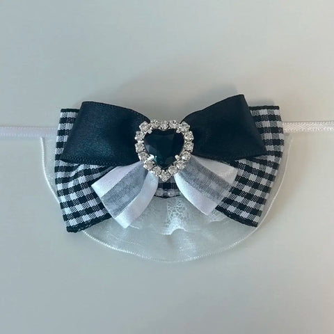 Phí X Quần áo Nuigurumi đen Yếm Bộ đồ vũ trụ Ruy băng Chibi Nui Pape Papetto