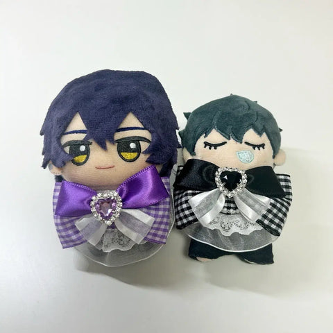 Phí X Quần áo Nuigurumi đen Yếm Bộ đồ vũ trụ Ruy băng Chibi Nui Pape Papetto