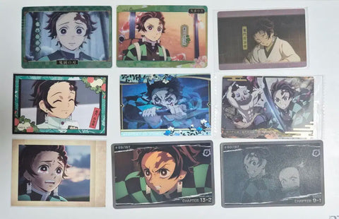 Demon Slayer Kimetsu no Yaiba Tanjiro Kamado Metal Card Pasha Lenticular