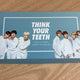 Bộ đồ lót Jumbo VT X BTS Think Your Tees màu trắng
