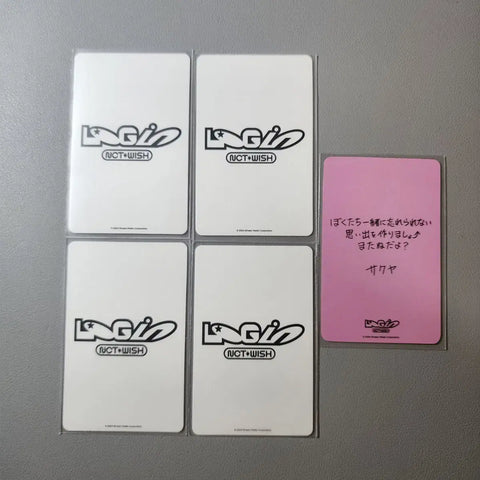 Thẻ giao dịch NCT Wish Login Japan 4 loại + Lợi ích ngoại tuyến Sakuya