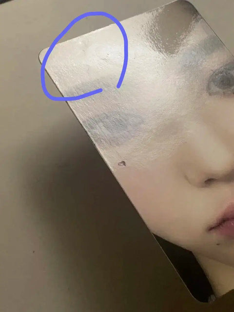 하자o)카리나 얼빡 포카
Damaged (o) Karina close-up photocard