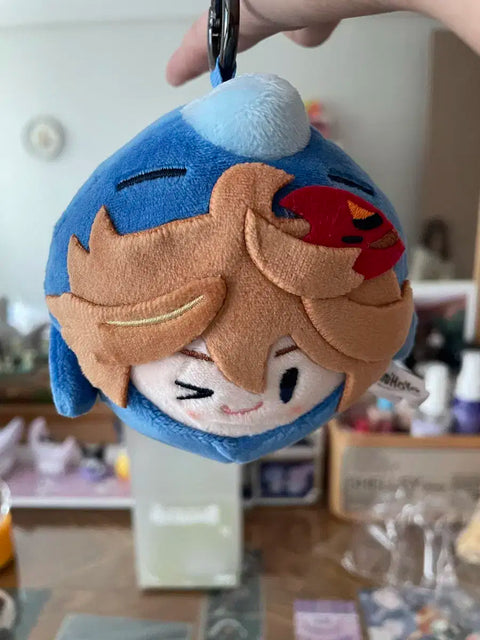 Genshin Tartaglia Whale Plush Keychain