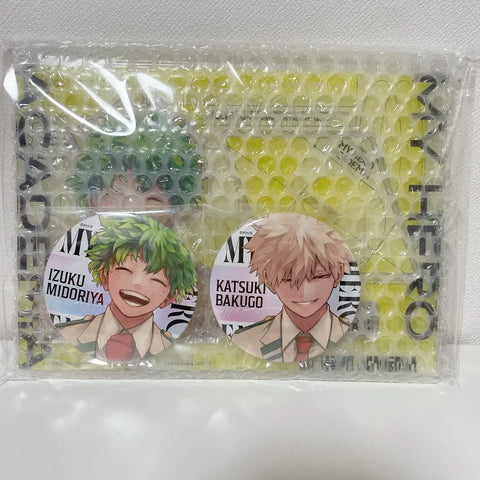My Hero Academia Giga Jump Acrylic Can Badge Set Bakugo Midoriya Application