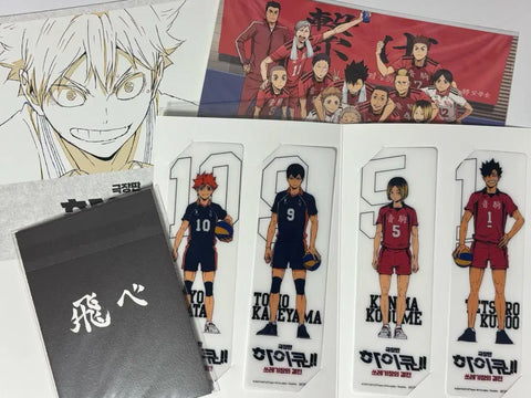 Haikyu!! Dumpster Battle Special Edition Memorial Book Nekoma Group Photo Bookmark