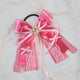 Balletcore cheer stick ribbon hot pink purple King Blade ribbon PLAVE Bambi