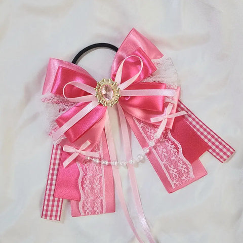 Balletcore cheer stick ribbon hot pink purple King Blade ribbon PLAVE Bambi