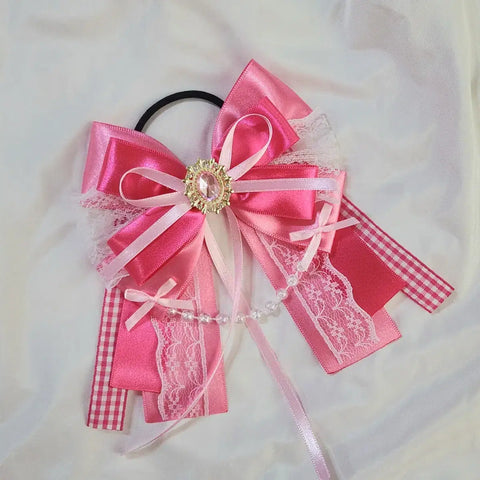 Balletcore cheer stick ribbon hot pink purple King Blade ribbon PLAVE Bambi