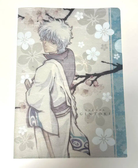 Gintama Gintoki paper file clear file Gintama plush figure keyring