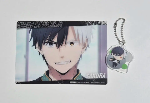 Winbre Sakura Haruka Big Clear Card Acrylic Keyring