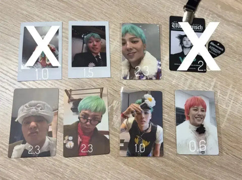 G-Dragon Concert VIP Photocard Necklace Pick Lightstick Special Edition