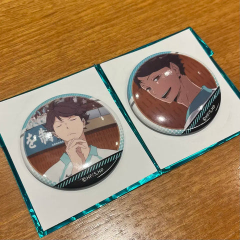 Haikyuu!! Vật phẩm: Huy hiệu lon Oikawa Tooru