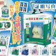 Túi đựng búp bê linh vật chụp ảnh ID gacha xanh lá cây A