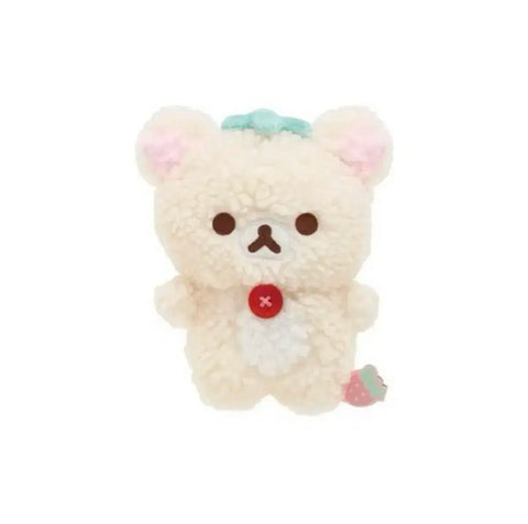 Korilakkuma Strawberry Fuzzy Pouch Ichigo Haru Series