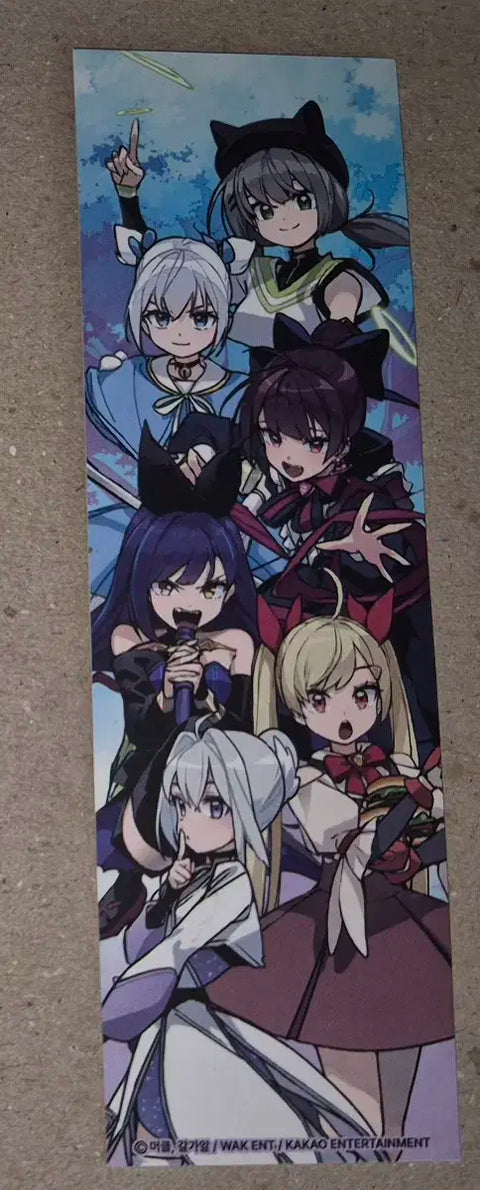 Lee Sedol Masedol Magical Girl Isekai Idol Masedol Goods Bookmark