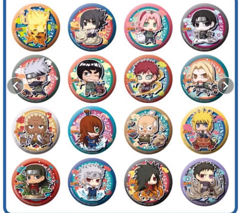 Naruto Petit Chara Can Badge Sai Transfer