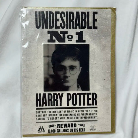 Harry Potter Lenticular Postcard Card Stationery