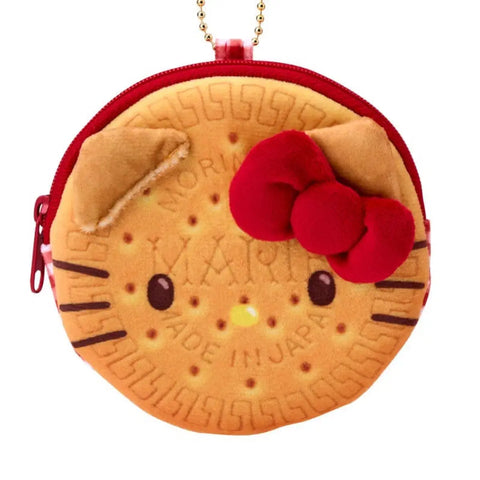 Thẻ ví đựng tiền xu bánh quy Sanrio Morinaga Hello Kitty Kitty