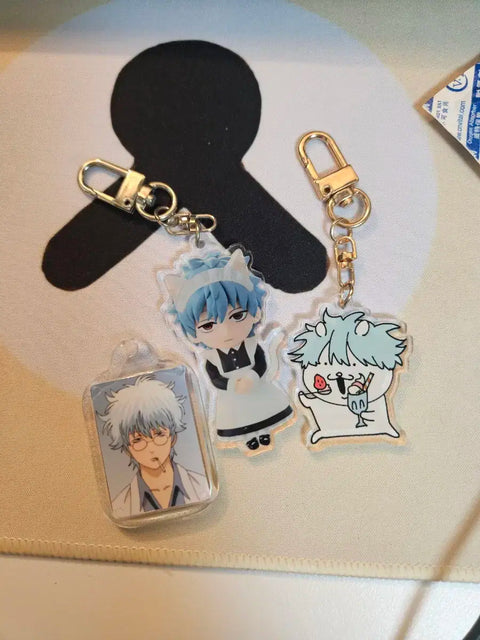 Gintama Gintoki unofficial acrylic keychain set