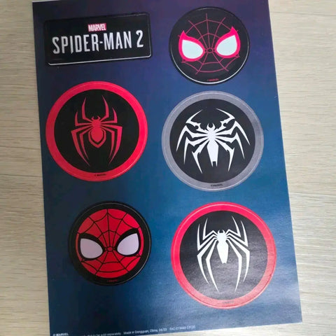 Spider-Man Official Carrier Laptop Sticker Slogan