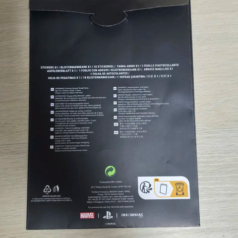 Spider-Man Official Carrier Laptop Sticker Slogan