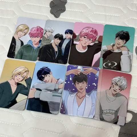 PLAVE Chinese magazine photocard + Happy PLAVE Hamin all together