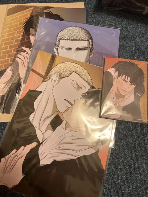 Moffun purchase amount bonus poster illustration postcard bundle