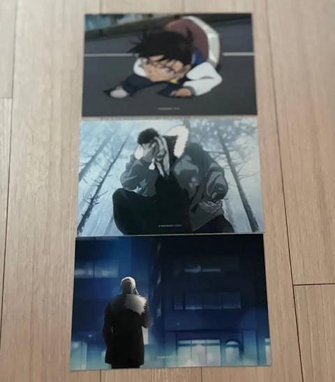 Detective Conan: The Black Iron Submarine Special Ticket + 7 Postcards + Lenticular + Board