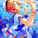 [Goods] Ensemble Stars Tsukinaga Leo Blue Filament Visual Towel Transfer Poster