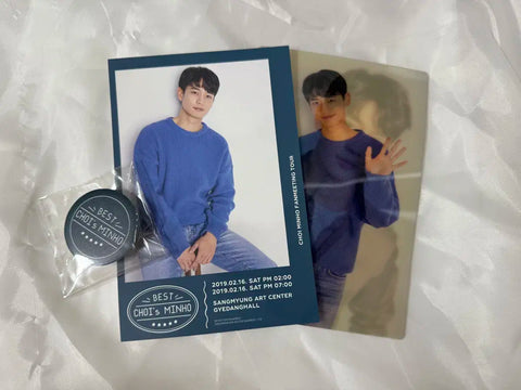 Quà tặng đặc biệt cho buổi họp fan của SHINee Minho 2019