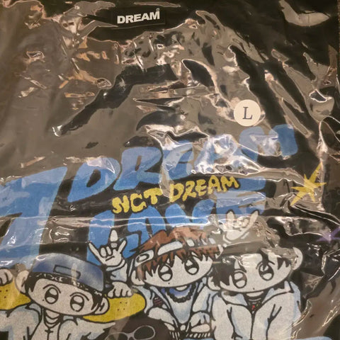 Áo thun NCT Dream Time Riders Pop-up màu đen cỡ lớn chưa mở