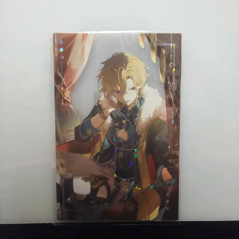 Bưu thiếp Hologram tráng men trong suốt Aventurine của Honkai Star Rail không chính thức