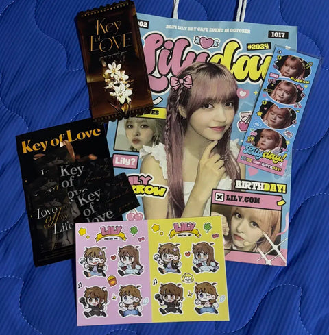 NMIXX Lily birthday cafe特典