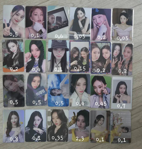 ITZY Yeji Lia Ryujin Chaeryeong Yuna photocard đơn vị đặc biệt Gome Chicken Polaroid chuyển Yeji