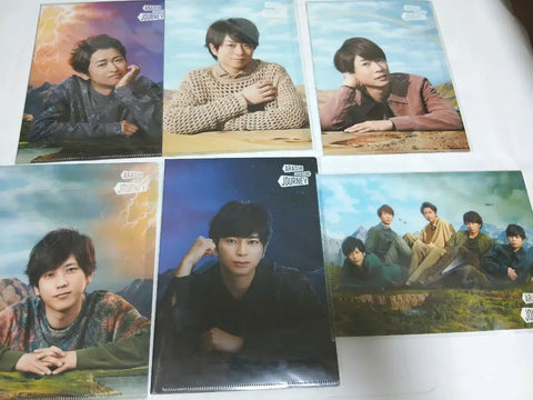 Arashi Mini Clear File 6-Piece Set