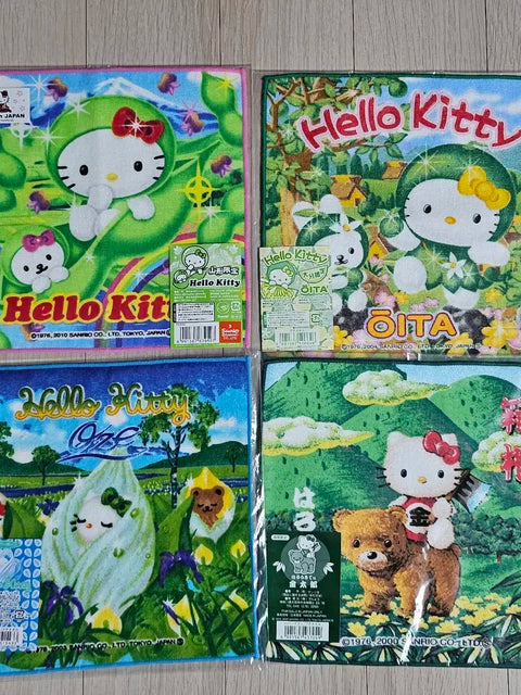 Khăn tay Hello Kitty Sanrio chính hãng cổ điển